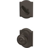 Schlage Custom Georgian One-Sided Dummy Interior Pack with Camelot Trim - Exterior Handleset Sold Separately