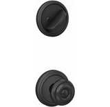 Schlage Custom Interior Only Non-Turning One-Sided Dummy with Georgian Lever and Indy Trim