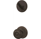 Schlage Custom Georgian One-Sided Dummy Interior Pack with Alden Trim - Exterior Handleset Sold Separately