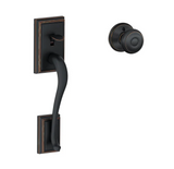 Schlage Addison Lower Handle Set for Schlage Deadbolts with Georgian Interior Knob