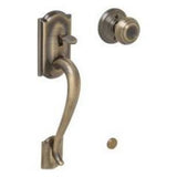 Schlage Residential FE285 - Camelot Lower Handleset Featuring the Georgian Knob for Use with Schlage Deadbolts