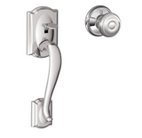 Schlage Camelot Lower Handleset Featuring the Georgian Knob for Use with Schlage Deadbolts