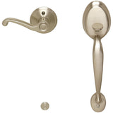 Schlage Residential FE285 - Plymouth Lower Handle Set for Schlage Deadbolts with Flair Interior Lever