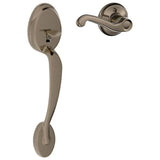 Schlage Residential FE285 - Plymouth Lower Handle Set for Schlage Deadbolts with Flair Interior Lever