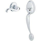Schlage Residential FE285 - Plymouth Lower Handle Set for Schlage Deadbolts with Flair Interior Lever