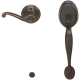 Schlage Residential FE285 - Plymouth Lower Handle Set for Schlage Deadbolts with Flair Interior Lever