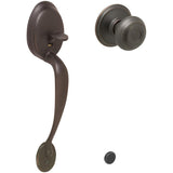Schlage Residential FE285 - Plymouth Lower Half Handleset for Schlage Deadbolts with Georgian Knob