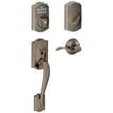 Schlage Right Handed Camelot Electronic Handleset with Accent Lever