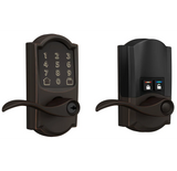 Schlage Residential FE789 - Encode WiFi Enabled Electronic Keypad Accent Door Lever with Camelot Trim
