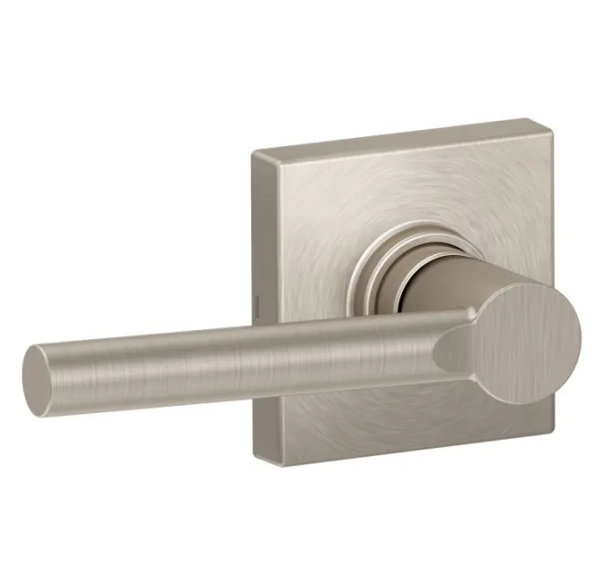 Schlage Broadway Passage Door Lever Set with Decorative Collins Trim ( –  Golden Locks Inc