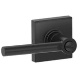Schlage Residential J40 - Broadway Lever Privacy Lock with 16254 Latch and 10101 Strike