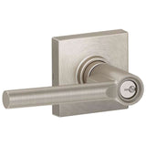 Schlage Residential J54 - Entry Lock Broadway Lever with C Keyway, 16255 Latch and 10101 Strike
