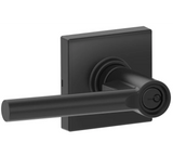 Schlage Broadway Single Cylinder Keyed Entry Door Lever Set with Decorative Collins Trim (Formerly Dexter)