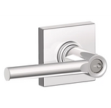 Schlage Broadway Single Cylinder Keyed Entry Door Lever Set with Decorative Collins Trim (Formerly Dexter)