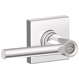 Schlage Residential J54 - Entry Lock Broadway Lever with C Keyway, 16255 Latch and 10101 Strike