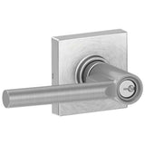 Schlage Residential J54 - Entry Lock Broadway Lever with C Keyway, 16255 Latch and 10101 Strike