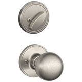 Schlage Residential JH59 - Single Cylinder Keyed Entry Interior Only Pack with Corona Knob