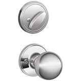 Schlage Residential JH59 - Single Cylinder Keyed Entry Interior Only Pack with Corona Knob