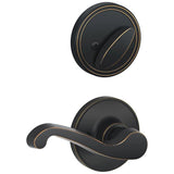Schlage Residential JH59 - Single Cylinder Keyed Entry Interior Only Pack with LaSalle Lever