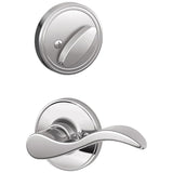 Schlage Residential JH59 - Single Cylinder Keyed Entry Interior Only Pack with Seville Lever