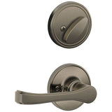 Schlage Residential JH59 - Single Cylinder Keyed Entry Interior Only Pack with Torino Lever