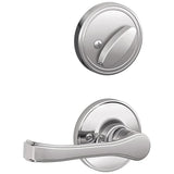 Schlage Residential JH59 - Single Cylinder Keyed Entry Interior Only Pack with Torino Lever