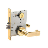 Schlage L9453P 06A Entrance Mortise Lock with Deadbolt, 06 Lever, A Rose