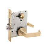 Schlage L9453P 06A Entrance Mortise Lock with Deadbolt, 06 Lever, A Rose
