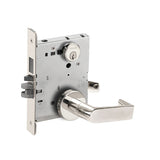 Schlage L9453P 06A Entrance Mortise Lock with Deadbolt, 06 Lever, A Rose