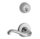 Schlage S251-FLA-LH Flair Left Hand Commercial Interconnected Entrance Deadbolt and Lever