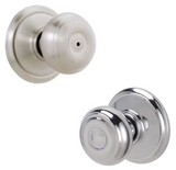 Schlage Residential F40 - Privacy Lock - Georgian Knob, 16080 Latch and 10027 Strike - Alden Rose