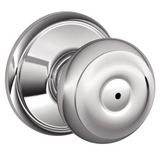 Schlage Residential F40 - Privacy Lock - Georgian Knob, 16080 Latch and 10027 Strike - Alden Rose