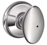 Schlage Siena Privacy Door Knob Set With Decorative Georgian