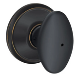 Schlage Siena Privacy Door Knob Set With Decorative Georgian