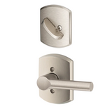 Schlage Broadway One-Sided Dummy Interior Pack with Greenwich Trim - Exterior Handleset Sold Separately