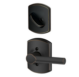 Schlage Broadway One-Sided Dummy Interior Pack with Greenwich Trim - Exterior Handleset Sold Separately