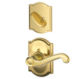 Schlage Flair Left Handed Single Cylinder Interior Pack with Decorative Camelot Trim - Exterior Handleset Sold Separately