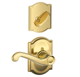 Schlage Flair Right Handed Single Cylinder Interior Pack with Decorative Camelot Trim - Exterior Handleset Sold Separately