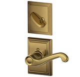 Schlage Flair Left Handed One-Sided Dummy Interior Pack with Addison Trim - Exterior Handleset Sold Separately