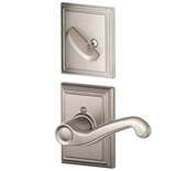 Schlage Flair Left Handed One-Sided Dummy Interior Pack with Addison Trim - Exterior Handleset Sold Separately