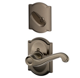 Schlage Flair Left Handed Single Cylinder Interior Pack with Decorative Camelot Trim - Exterior Handleset Sold Separately
