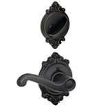 Schlage Flair Right Handed One-Sided Dummy Interior Pack with Brookshire Trim - Exterior Handleset Sold Separately