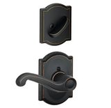 Schlage Flair Right Handed One-Sided Dummy Interior Pack with Camelot Trim - Exterior Handleset Sold Separately