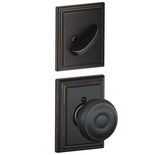 Schlage Georgian One-Sided Dummy Interior Pack with Addison Trim - Exterior Handleset Sold Separately