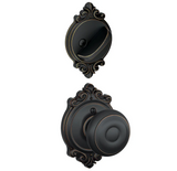 Schlage Georgian One-Sided Dummy Interior Pack with Brookshire Trim - Exterior Handleset Sold Separately