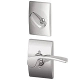 Schlage Merano Left Handed Single Cylinder Interior Pack with Decorative Century Trim - Exterior Handleset Sold Separately