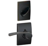 Schlage Merano Right Handed Single Cylinder Interior Pack with Decorative Century Trim - Exterior Handleset Sold Separately