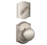 Schlage Plymouth One-Sided Dummy Interior Pack with Camelot Trim - Exterior Handleset Sold Separately