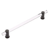 Schaub Lumiere - 12" Centers Non-Adjustable Clear Acrylic Appliance Pull