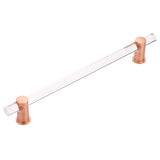 Schaub Lumiere - 12" Centers Non-Adjustable Clear Acrylic Appliance Pull